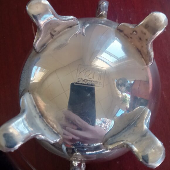 Vintage Kent Silversmiths Silverplate Coffee / Tea Set W/ Tray - Baroque - Picture 13 of 16